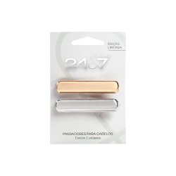 Kit 2 Passadores/presilhas De Metal Bold Panvel 24&7 Prata E Dourado