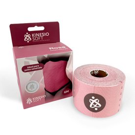BANDAGEM ELÁSTICA ADESIVA KINESIOCLINICAL SOFT 5CM X 6M, ROSA