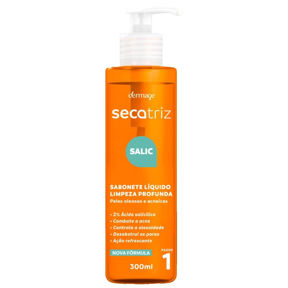 Sabonete Líquido Facial Dermage Secatriz Salic 300ml 