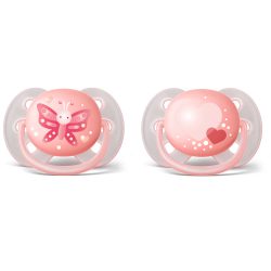 Chupeta Avent Ultrasoft 0-6 Meses Menina
