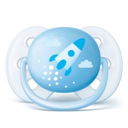 Chupeta Avent Ultrasoft Foguete Menino 0-6 Meses Unitaria