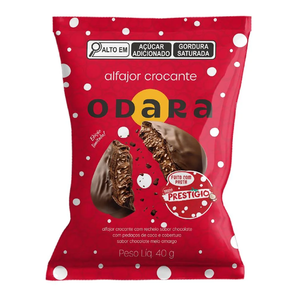 Alfajor Odara Crocante Prestígio 40g