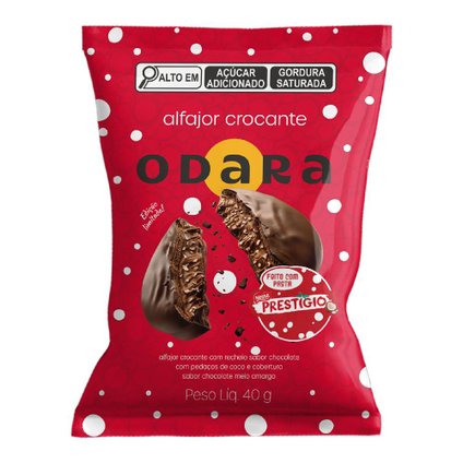 ALFAJOR ODARA CROCANTE PRESTÍGIO 40G