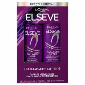 KIT ELSEVE COLLAGEN LIFTER SHAMPOO 385ML + CONDICIONADOR 170ML