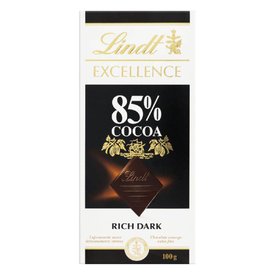 CHOCOLATE EM BARRA LINDT EXCELLENCE DARK 85% 100G