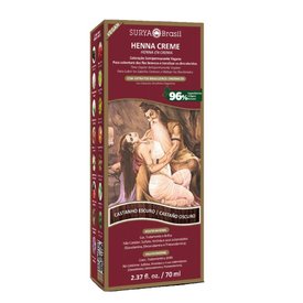 TINTURA SURYA HENNA CREME CASTANHO ESCURO