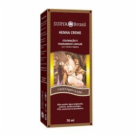 TINTURA SURYA HENNA CREME CASTANHO CLARO