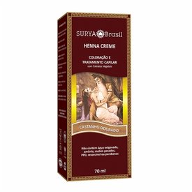 TINTURA SURYA HENNA CREME CASTANHO DOURADO