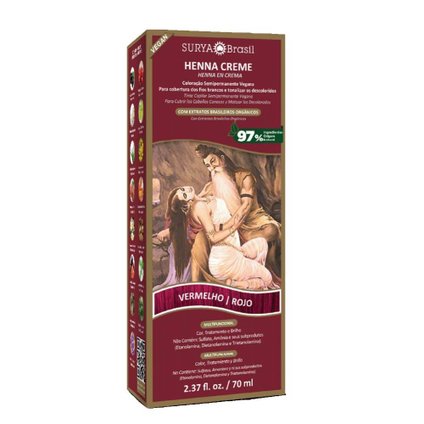 TINTURA SURYA HENNA CREME VERMELHO