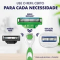 CARGA PARA APARELHO DE BARBEAR GILLETTE MACH3 SENSITIVE COM ALOE 4 UNIDADES