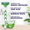 CARGA PARA APARELHO DE BARBEAR GILLETTE MACH3 SENSITIVE COM 4 UNIDADES LEVE MAIS PAGUE MENOS