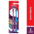 KIT ESCOVA DENTAL INFANTIL EXTRA MACIA COLGATE TANDY - 2 UNIDADES