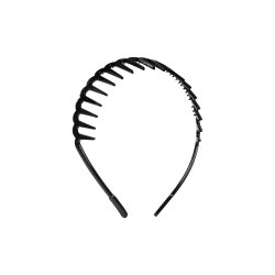 Tiara Dentada Para Cabelo Panvel Preta