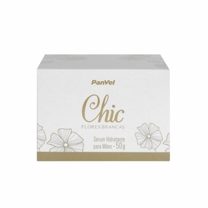 SERUM P/ MÃOS PANVEL CHIC FLORES BRANCAS 50G