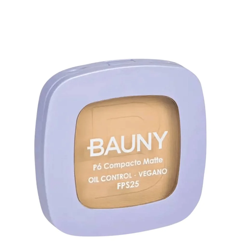 Pó Compacto Bauny Matte Cor 050 Fps25 10g