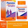 PHARMATON COMPLEX CÁPSULAS GEL COM 100 UNIDADES