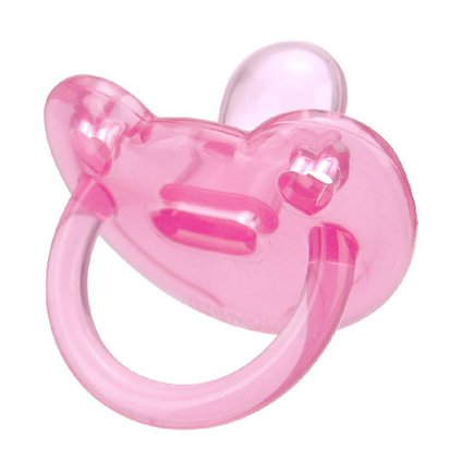 CHUPETA KUKA SILICONE ROSA 0 A 6 MESES COM 1 UNIDADE