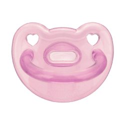 Chupeta Kuka Silicone Rosa 6 Meses + Com 1 Unidade