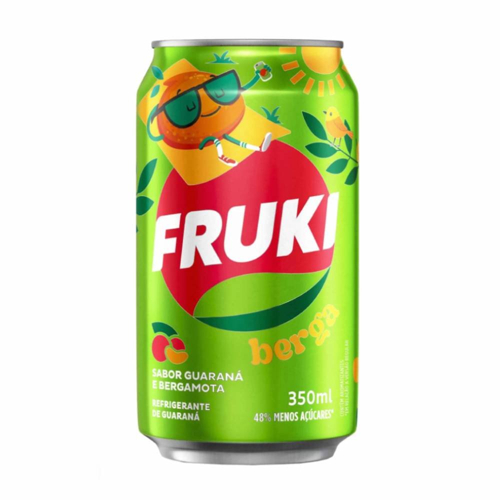 Refrigerante Fruki Guaraná Bergamota 350ml