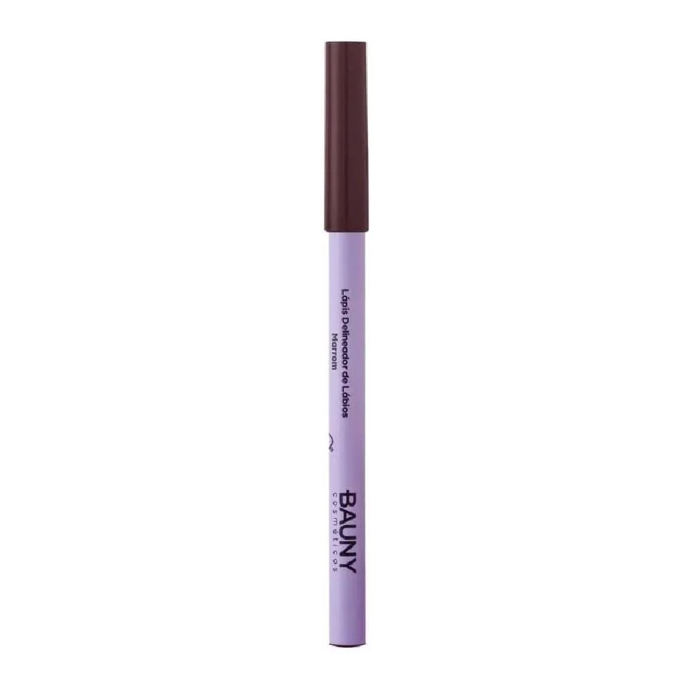 Lápis Para Contorno Labial Bauny Cor Marrom 1,1g