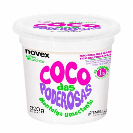 CREME UMECTANTE NOVEX MANTEIGA DE COCO 320G