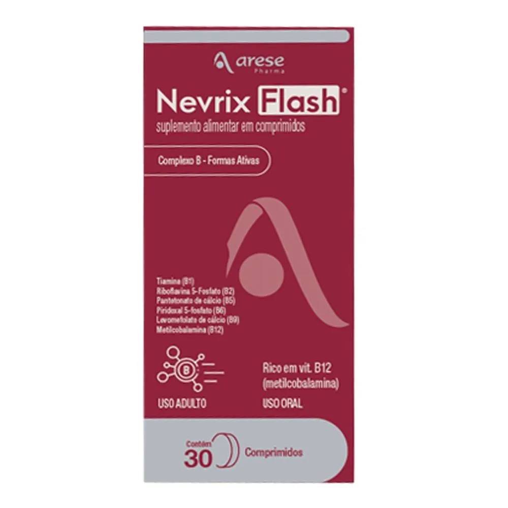 Suplemento Alimentar Nevrix Flash 30 Comprimidos