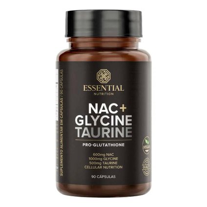 NAC + GLYCINE + TAURINE ESSENTIAL NUTRITION 90 CÁPSULAS
