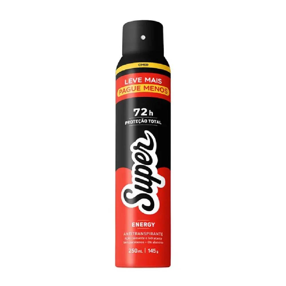 Desodorante Aerosol Super Energy 250ml