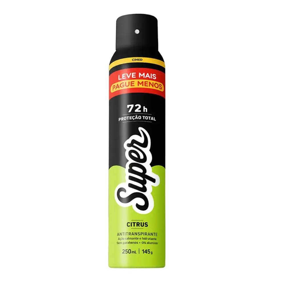 Desodorante Aerosol Cimed Super Citrus 250ml