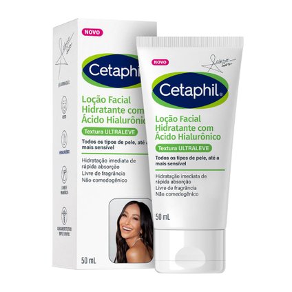 Loção Hidratante Facial Com Ácido Hialurônico Cetaphil Sabrina Sato 50Ml