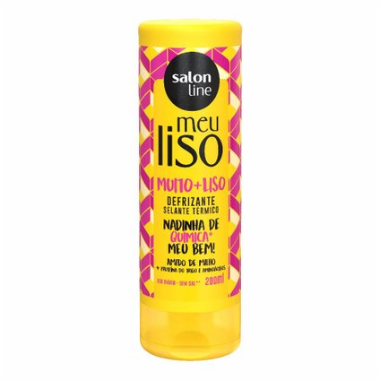 DEFRIZANTE SALON LINE MEU LISO MUITO + LISO AMIDO MILHO 200ML