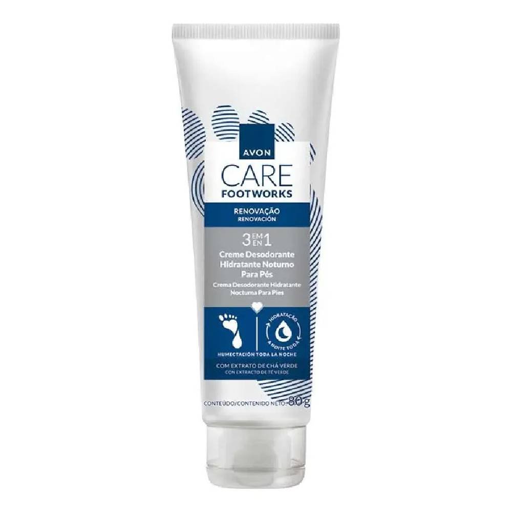 Creme Hidratante Para Pés Avon Care Footworks 80g