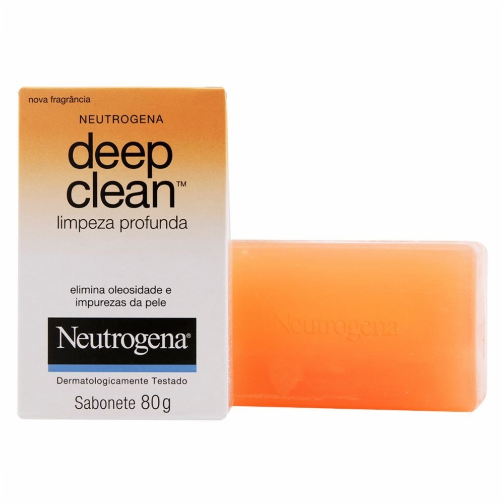 SABONETE BARRA FACIAL NEUTROGENA DEEP CLEAN 80G