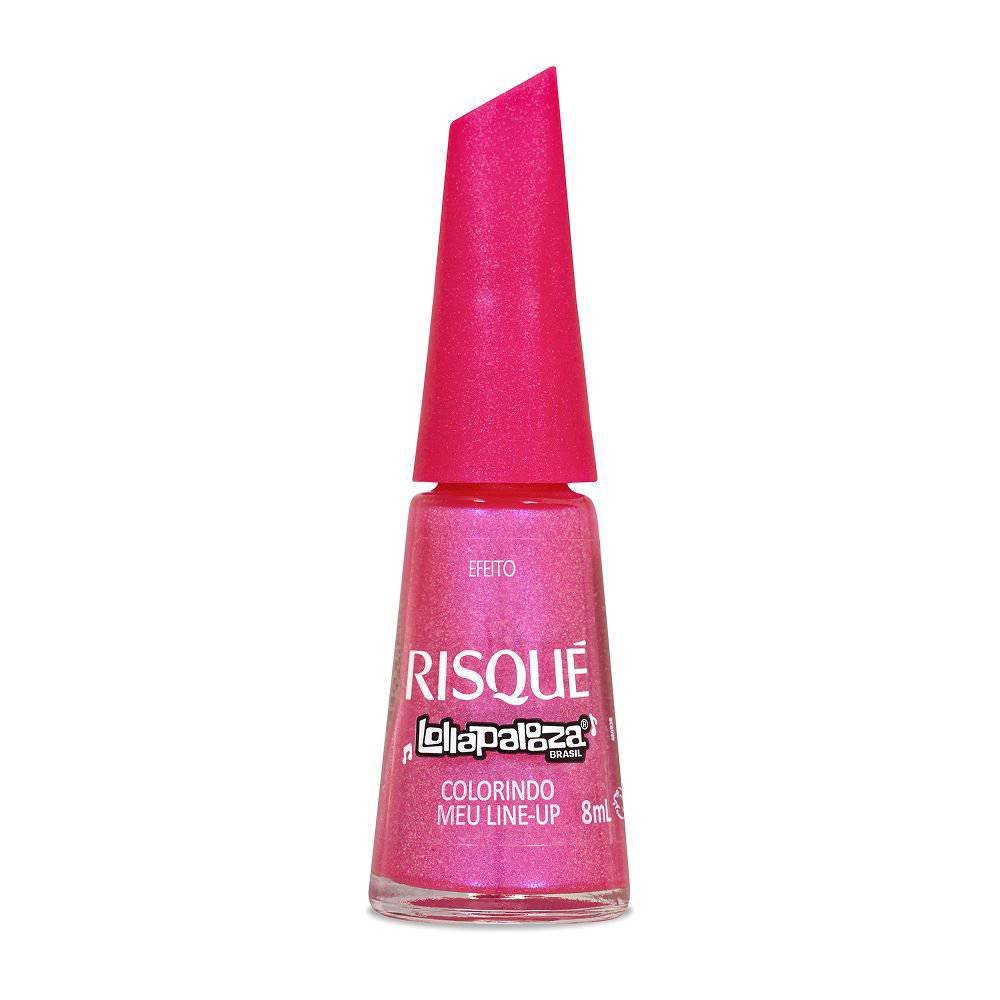 Esmalte Risqué Lollapalooza Brasil Colorindo Meu Line Up 8ml