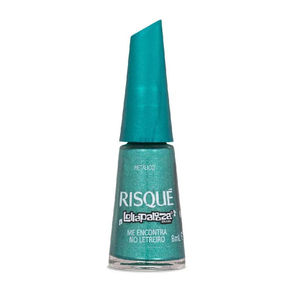 Esmalte Risqué & Lollapalooza Brasil Metálico Me Encontra No Letreiro 8ml