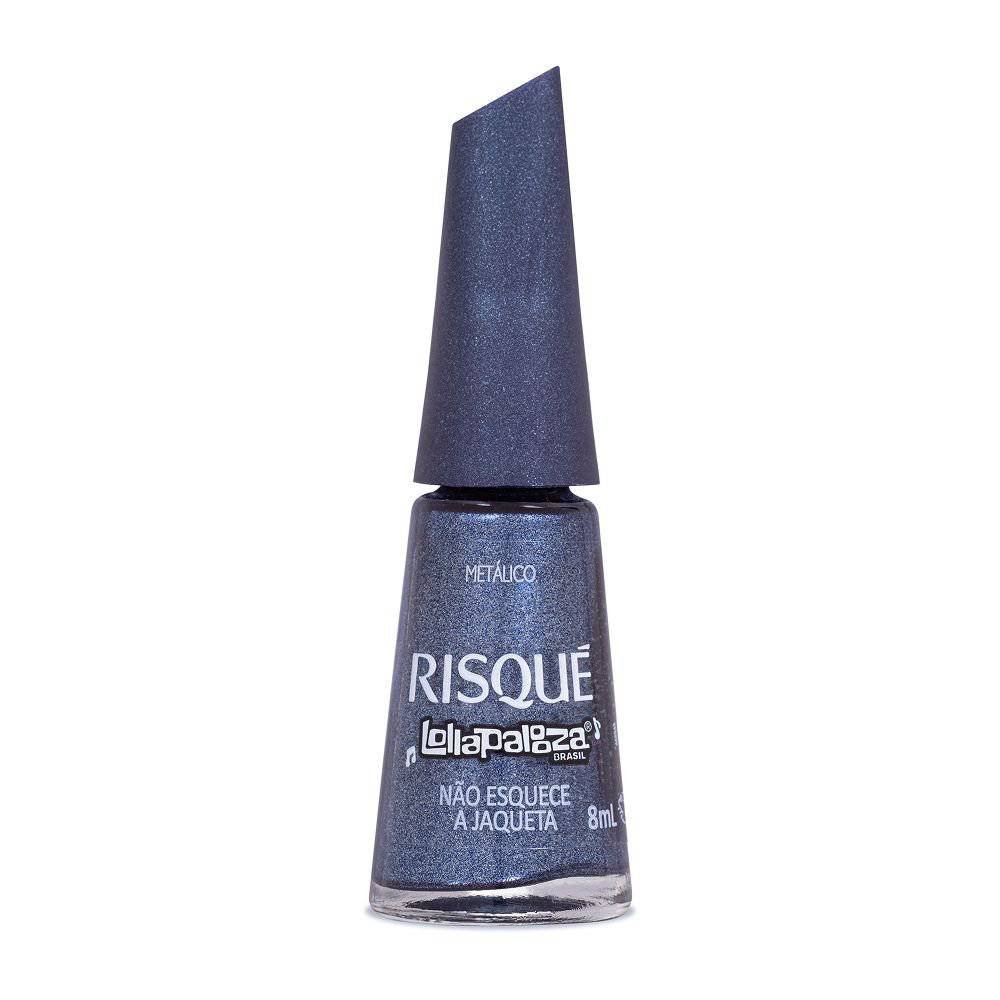 Esmalte Risqué  Lollapalooza Brasil Metálico Não Esquece A Jaqueta 8ml