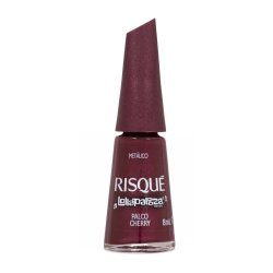 Esmalte Risqué Lollapalooza Brasil Metálico Palco Cherry 8ml