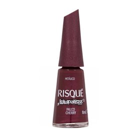 ESMALTE RISQUÉ LOLLAPALOOZA BRASIL METÁLICO PALCO CHERRY 8ML