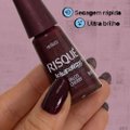 ESMALTE RISQUÉ LOLLAPALOOZA BRASIL METÁLICO PALCO CHERRY 8ML