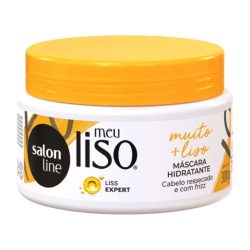 Máscara De Hidratação Salon Line Meu Liso Muito + Liso Amido De Milho 300g