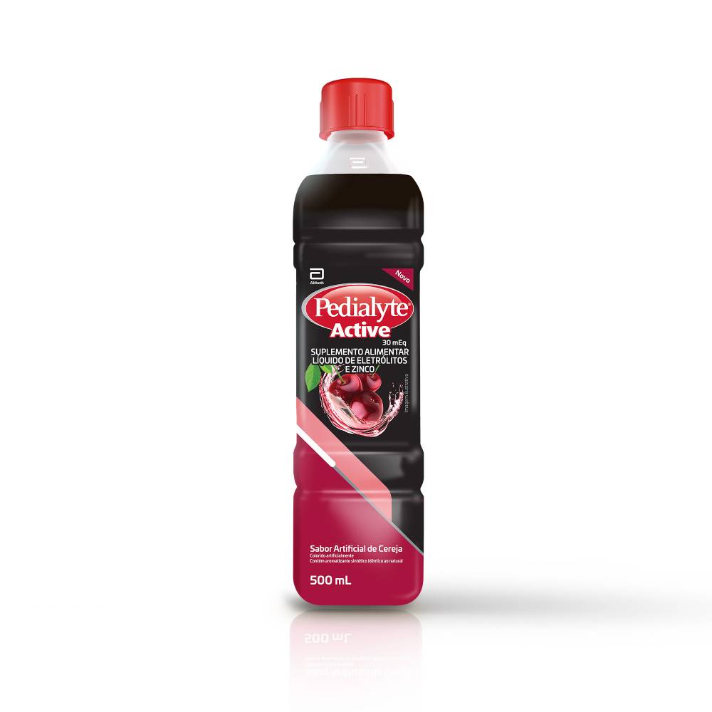 ISOTÔNICO PEDIALYTE ACTIVE CEREJA 500ML