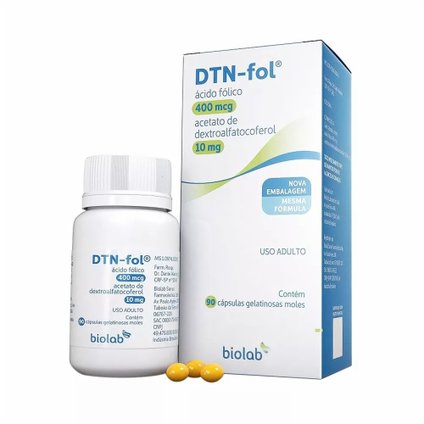 DTN-FOL 400MCG/10MG 30 CÁPSULAS GELATINOSAS