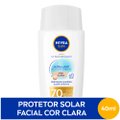 PROTETOR SOLAR FACIAL NIVEA SUN UV FACE SPECIALIST ULTRA LIGHT FLUIDO DIÁRIO FPS70 COR CLARA 40ML
