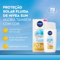 PROTETOR SOLAR FACIAL NIVEA SUN UV FACE SPECIALIST ULTRA LIGHT FLUIDO DIÁRIO FPS70 COR CLARA 40ML