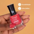 ESMALTE CREMOSO RISQUÉ DIAMOND GEL SMOOTHIE DE PÊSSEGO 9,5ML