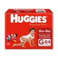 FRALDA HUGGIES SUPREME CARE HIPER G COM 64 UNIDADES