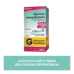 Dipirona Sodica 50mg/ml 100ml Biosintetica Genérico L