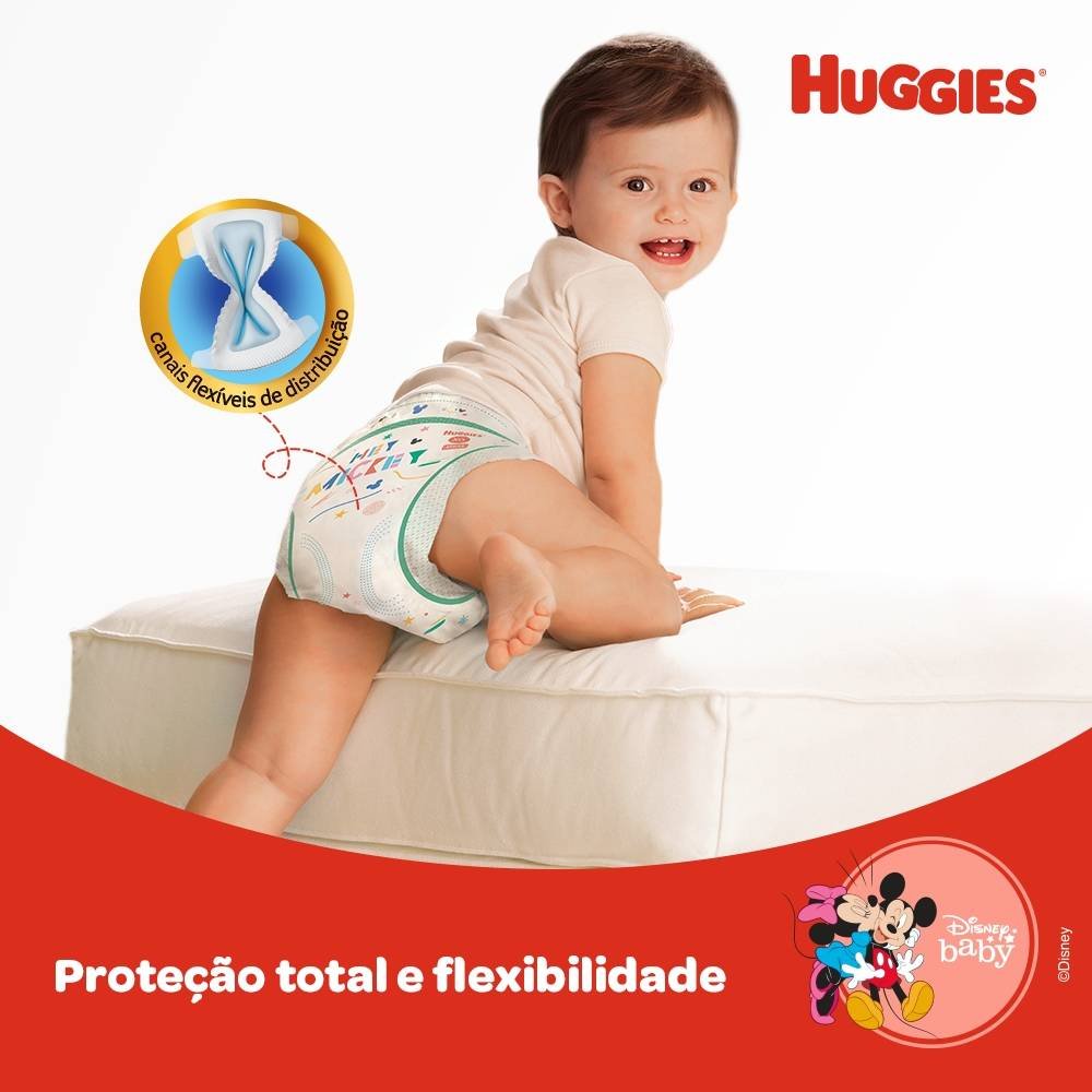 FRALDA HUGGIES SUPREME CARE HIPER XG COM 52 UNIDADES