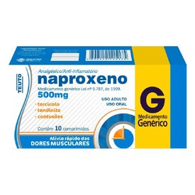 NAPROXENO 500MG 10 COMPRIMIDOS TEUTO GENÉRICO