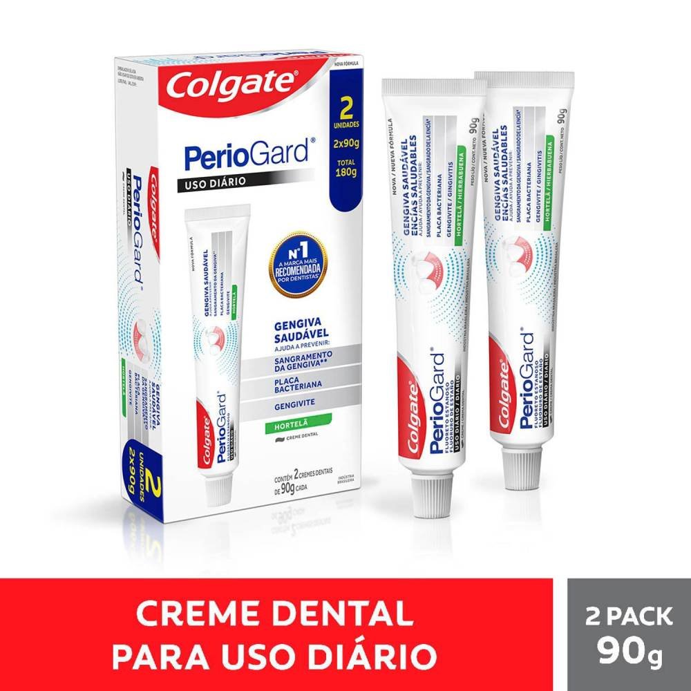 Kit Creme Dental Colgate Periogard 2 Unidades De 90g Cada